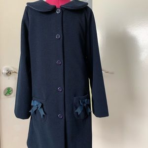 Girl navy party coats
